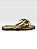 Sandalia Rasteira Littz Feminina Metalizada Com Laço Metallic Soft Ouro - Imagem 3
