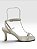 Sandália Di Valentini De Salto Fino Com Tiras Delicadas  Off White - Imagem 4