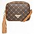 Bolsa Transversal Rafitthy Compacta Com Detalhe Em Tassel Darck Cacau/Ambar - Imagem 1