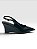 Scarpin Via Uno Feminino Com Salto E Bico Fino Preto - Imagem 4