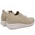 Tênis Feminino Usaflex Casual Slip On Com Solado Esportivo E Confortável Vanilla - Imagem 4