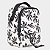 Mini Mochila Borogodó Coqueirada Feminina - Off White - Imagem 5