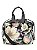 Bolsa Feminina Totebag Carioca Romance em flor - Preto - Imagem 1
