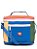 Mini Cooler Farofa Colorblocking Azul Farm Etc - Imagem 1
