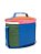 Mini Cooler Farofa Colorblocking Azul Farm Etc - Imagem 3
