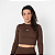 BLUSA LONGA POWER FLEX MARROM - Imagem 1