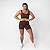 SHORT POWER FLEX LISO MARROM - Imagem 1