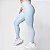 LEGGING POWER FIT CANELADO AZUL MILK - Imagem 2