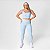 LEGGING POWER FIT CANELADO AZUL MILK - Imagem 1