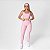 LEGGING POWER FIT CANELADO ROSA MILK - Imagem 1