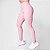 LEGGING POWER FIT CANELADO ROSA MILK - Imagem 2
