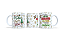 Caneca Branca Natal 325ml - Imagem 1
