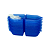 Kit com 10 Caixas para Aparelho Ortodontico Azul com Glitter - Lysanda - Imagem 1