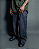 Calça Jeans Baggy Preto Estonada Estampada - Imagem 4