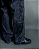 Calça Jeans Baggy Preto Estonada Estampada - Imagem 5