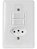 2 Interruptores Simples + Tomada Fixa 2p+ T 10a 250v Ilumi - Imagem 1