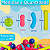 Blocos Magnéticos Coloridos - Brinquedo Educativo 103 Peças - Imagem 6