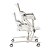 Cadeira de banho e higiene Flamingo High-low - Imagem 3