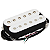 Captador Fleor Humbucker Alto Ganho Cerâmico Branco Braço - Imagem 1
