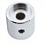 Knob Thida Flat Top Metal Cromado Com Trava - Imagem 3