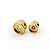 Knob Thida Concêntrico Metal Dourado Com Trava - Imagem 4