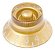 Knob Thida Dourado e Branco Speed Control Top Hat - Imagem 2