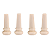 Kit 04 Pinos Thida Plástico Baixolão Marfim - Imagem 2