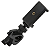 Suporte De Celular RPC Preto Ajustável ABS Para Pedestal - Imagem 3