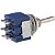 Mini Toggle Thida Switch DPDT 3 Terminais Azul - Imagem 2