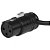 Plug Theodor XLR Fêmea Low Profile Metal Preto - Imagem 5