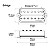 Captador Wilkinson WOHB7 Humbucker Cerâmico – Neck / Bridge para Guitarra - Ponte - Imagem 6