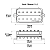 Captador Wilkinson WOHZB Humbucker Cerâmico – Neck / Bridge para Guitarra Elétrica - Braço - Imagem 6
