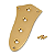 Control Plate Placa De Controle Dourada Para Contra Baixo Jazz Bass - Imagem 1