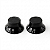Kit Com 02 Knob Botão Speed Control Para Guitarra Les Paul Preto - Imagem 1
