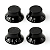 Kit Com 04  Knob Botão Speed Control Para Guitarra Les Paul Preto - Imagem 1