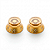 Kit 02 Knob Speed Control Top Hat Para Guitarra Les Paul Preto - Imagem 1