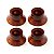 Kit Com 04 Knob Speed Control Para Guitarra Les Paul Âmbar - Imagem 1