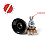 Knob Botão Tone e Volume Top Hat Reflector Para Guitarra Les Paul Sg Preto - Imagem 4