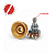 Knob Para Guitarra Les Paul Botões Tone e Volume Dourado - Imagem 4