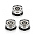 Kit Com 03 Knob Lampshade Thida Transparente Estilo PRS Compatível Com CTS 1/4" - Imagem 1
