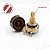 Kit 04 Knob Botão Lampshade Thida Âmbar Estilo PRS Compatível Com CTS 1/4" - Imagem 4