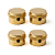 Kit Com 04 Knob Botão G Arrow Thida Dourado Para Guitarra Semiacústica 6mm - Imagem 1
