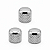 Kit Com 03 Knob De Pressão Thida Para Guitarra e Contra Baixo Cromado - Imagem 1