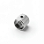 Kit 02 Knob Cromado De Alumínio P/ Guitarra E Baixo Com Parafuso Padrão Imperial CTS 6,35mm - Imagem 4