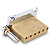 Ponte Tremolo 2 Pivôs Thida Big Block Para Guitarra Stratocaster - Imagem 7