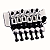 Ponte Thida Double Locking Tremolo Para Guitarra Floyd Style Com Lock Nut - Imagem 1