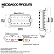 Captador Humbucker Guitarra Ponte Cerâmico 16K 52mm Coil Split Zebra - Imagem 2