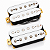 Kit 2 Captadores Humbucker Guitarra Braço Ponte Cerâmicos Coil Split Branco - Imagem 1