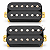 Kit 2 Captadores Humbucker Guitarra Braço Ponte Cerâmicos Coil Split Preto - Imagem 5