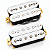 Par Captadores Humbucker Alnico V Braço Ponte 50mm 52mm Vintage Branco - Imagem 1
